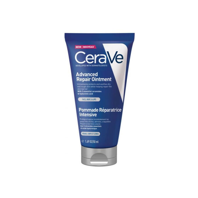 Cerave Balsamo reparador Avanzado 50ml para pieles agrietadas, irritadas y extremadamente secas