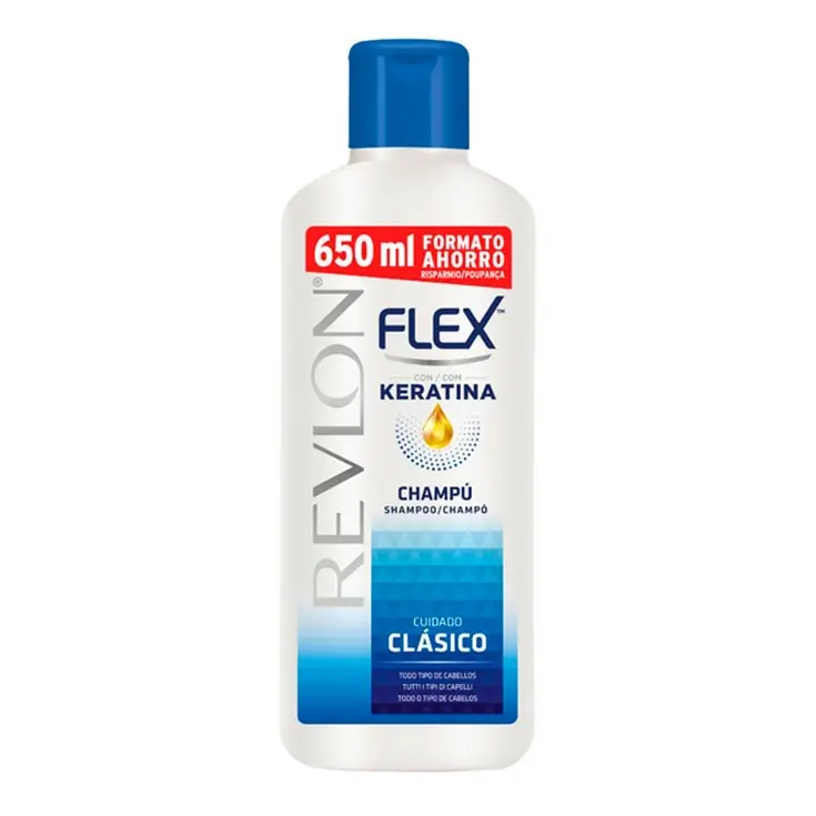 Revlon Flex Keratin Classic Care Shampoo 650 Ml Shampoo cuidado clasico
