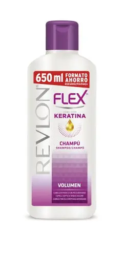Revlon Flex Keratin Shampoo Volume Fine Hair 650ml  Shampoo voluminzador para cabellos finos