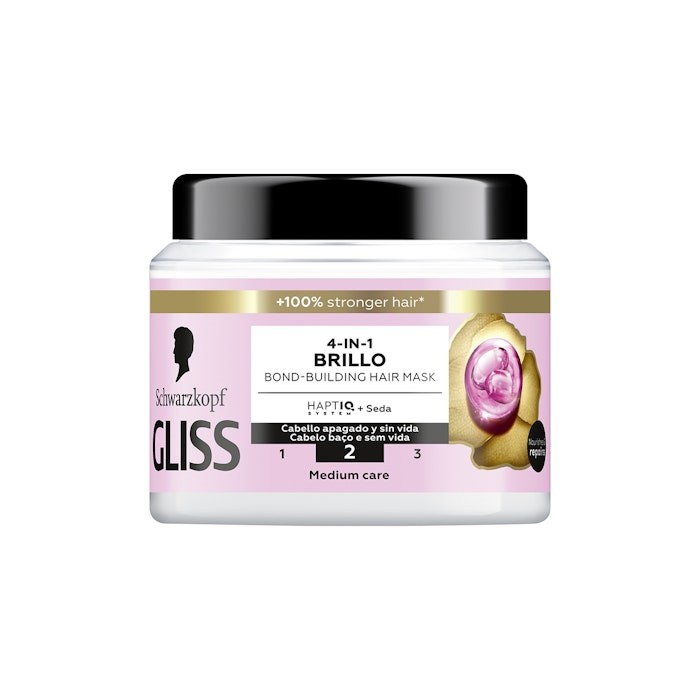 Schwarzkopf Gliss 4 en 1 Mascarilla Liquid slik 400ml Mascarilla brillo y sedoso