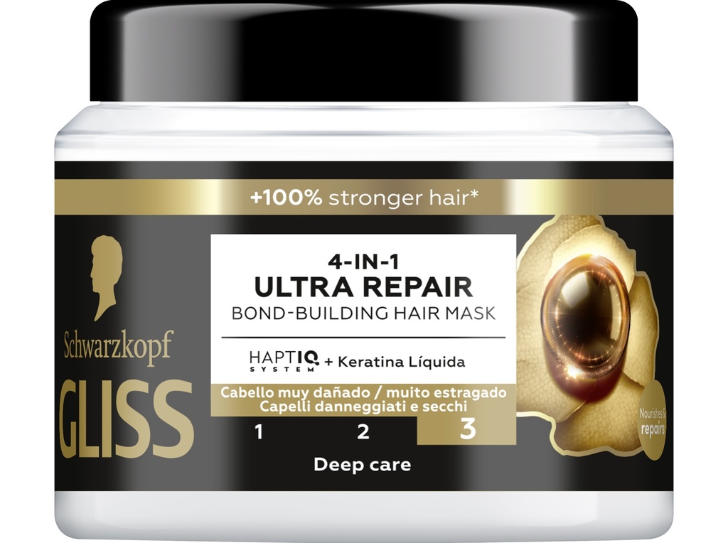 Schwarzkopf Gliss 4 en 1 Repair Supreme Repair Mask 400ml mascarilla reparadora