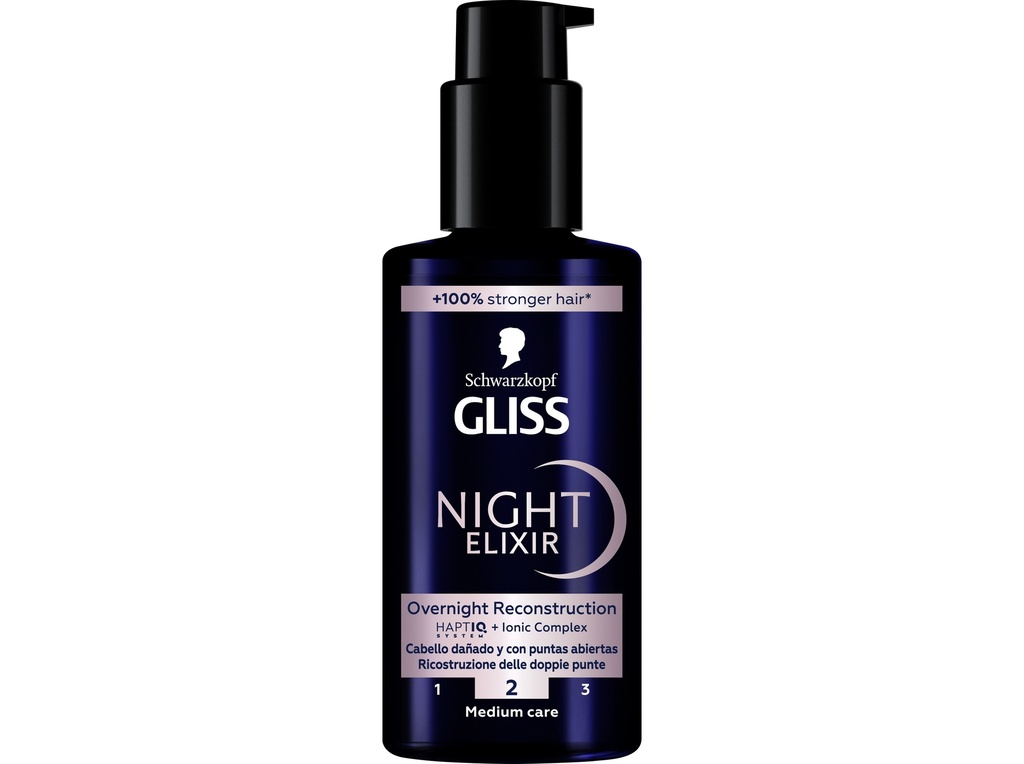 Schwarzkopf Gliss Night Elixir Split Ends Serum 100ml Serum para puntas abiertas