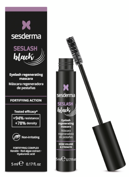 Seslash Black mascara regeneradora de pestañas 5ml NEGRO