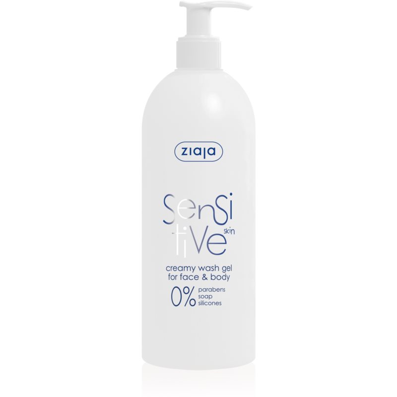Ziaja Sensitive Skin Face and Body Washing Gel 400 Ml Gel de baño cuerpo y rostro pieles sensibles