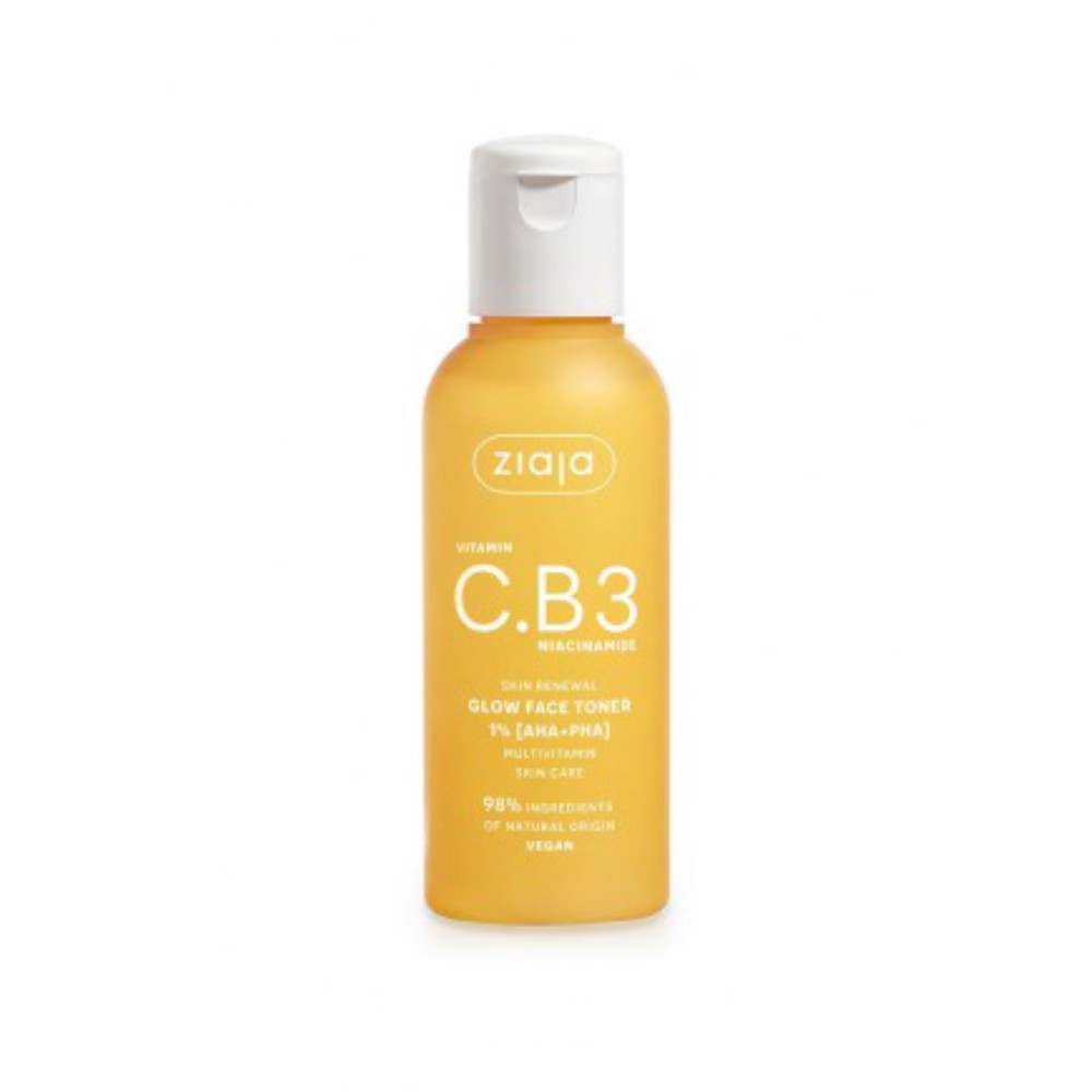Ziaja Vitamin C.B3 Niacinamide tonico facial iluminador 1% AHA+PHA 120 Ml