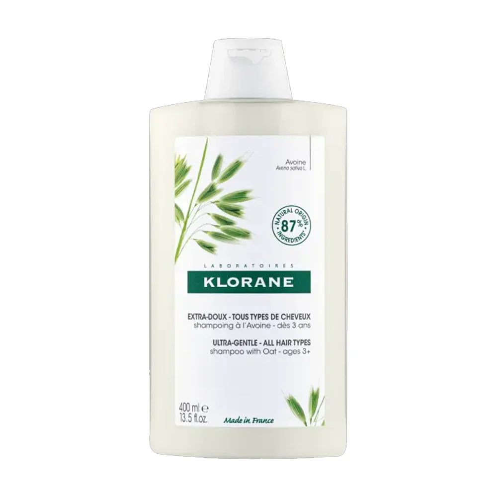 Klorane Extra Delicate Oat Shampoo 400ml Shampoo suave de avena