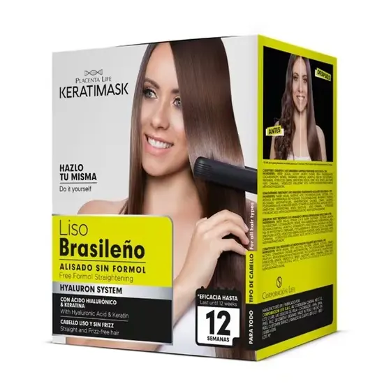Placenta Life Keratimask liso Brasileño sin formol 4 pasos