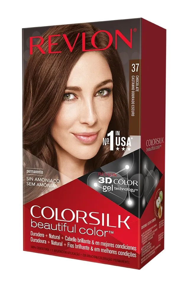 TINTE REVLON COLORSILK SIN AMONIACO KIT (37)