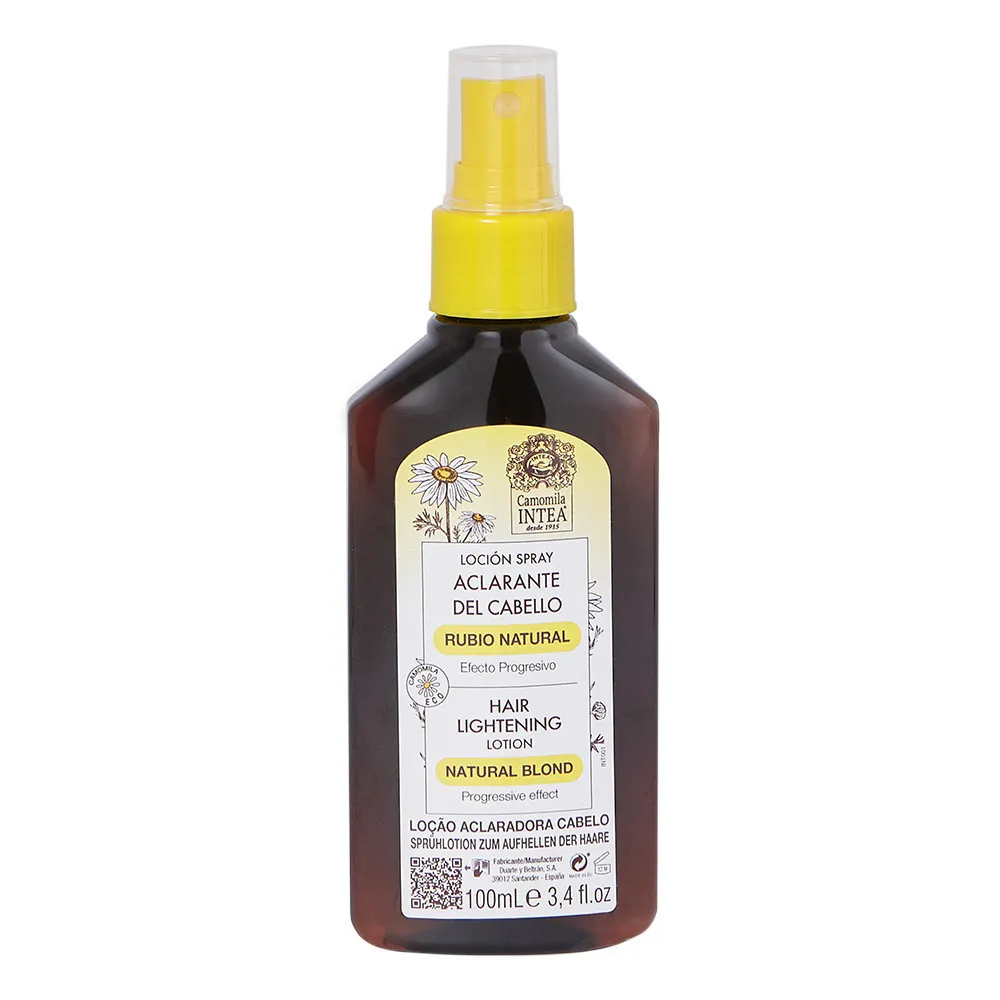 Camomila Intea locion aclaradora Rubio natural Efecto progresivo ACLARADO ALTO 100ml
