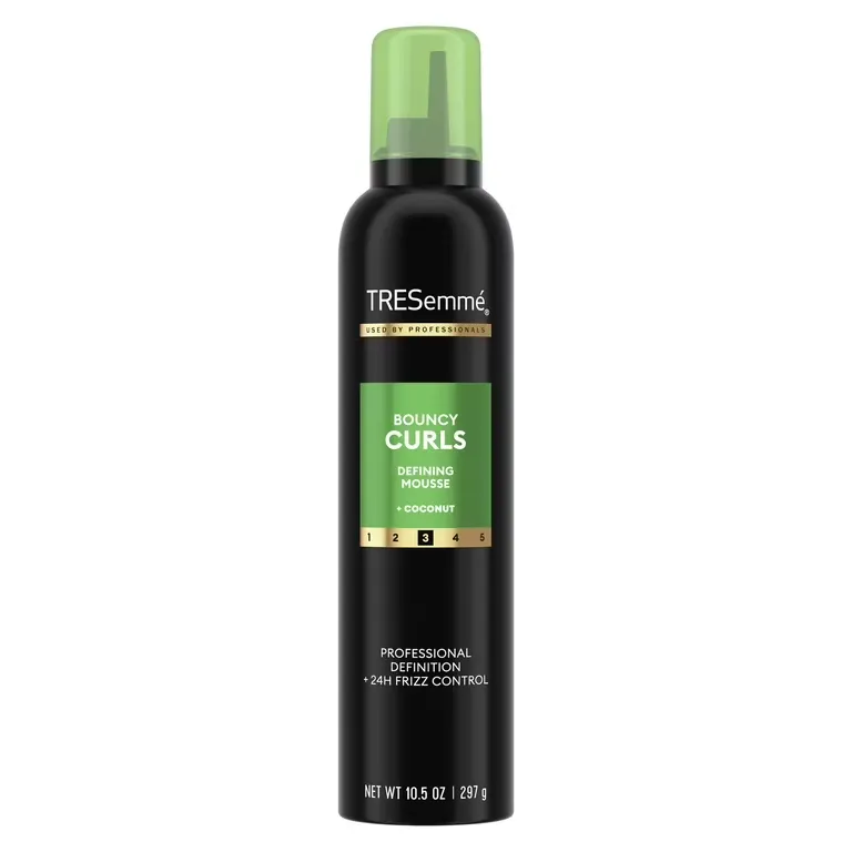 Tresemme Curl Care Flawless Curls Extra Hold Mousse coconut 297gr Mousse para rulos, rizos y ondulados