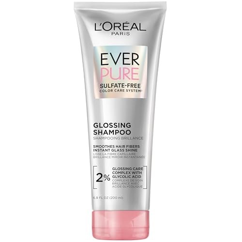 Loreal Ever Pure Glossing Shampoo 200ml con acido Glicolico