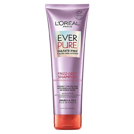Loreal Ever Pure Frizz Defy Shampoo 250ml Shampoo anti humedad y suavizante anti frizz