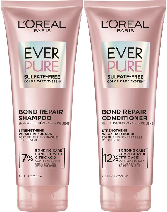 Loreal Ever pure bond Repair COMBO 200ml Shampoo y Acondicionador reparador