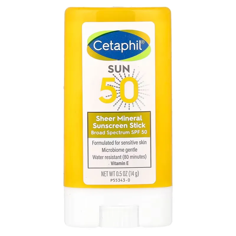 Cetaphil Sheer Mineral Sunscreen Stick SPF 50 14gr protector solar en barra cetaphil