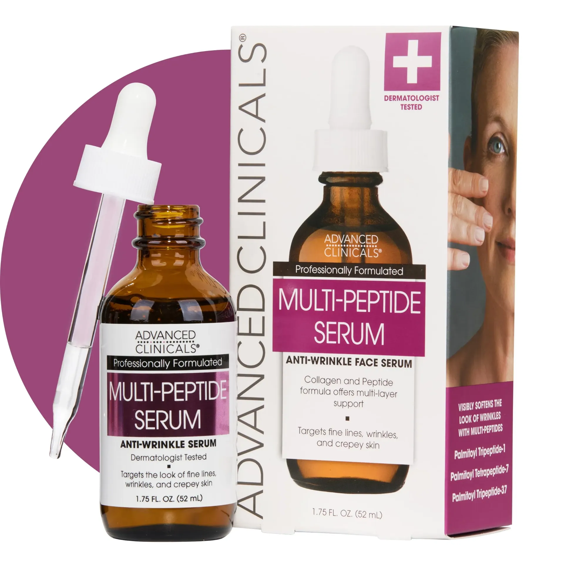 Advanced Clinicals multi peptide serum 52ml serum multipeptidos
