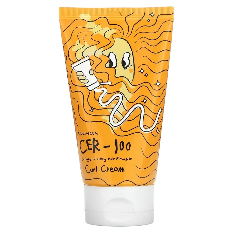 Elizavecca Cer-100 Curl Cream 120ml Crema para peinar para rulos, rizos y ondulados