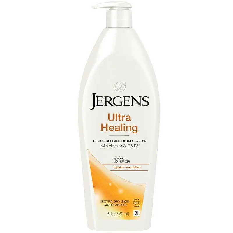 Jergens Ultra Healing Moisturizer 621ml crema corporal hidratante y reparadora para piel muy seca
