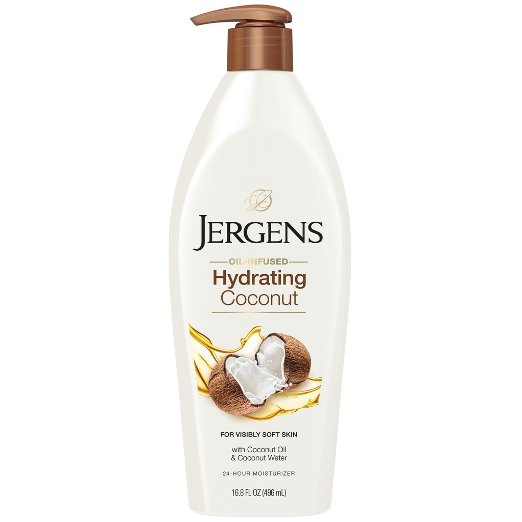 Jergens Coconut Oil-Infused Hydrating Moisturiser 496mL crema corporal