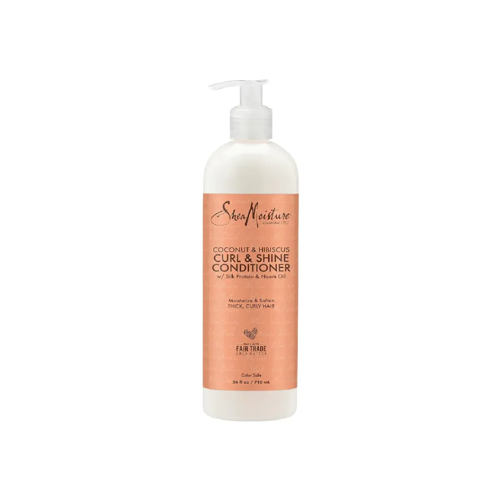 Shea Moisture Conditioner Coconut and Hibiscus  for Thick  Curly Hair 710ml Acondicionador para rizos y rulos