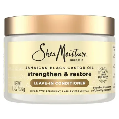 Shea Moisture Jamaican Black Castor Oil Leave in Conditioner 326ml Acondicionador sin enjuague con aceite de ricino