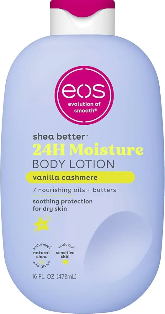 Eos Shea Better Moisture Body Lotion Vanilla Cashmere 473ml locion corporal