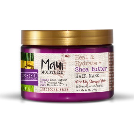 Maui Moisture Heal & Hydrate + Shea Butter Hair Mask for Dry & Damaged Hair 340g mascarilla para cabello seco y dañado