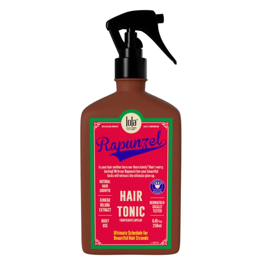 Lola from frio Rapunzel Hair tonic 250ml tonico capilar para crecimiento de cabello o cuidado de cabellos largos