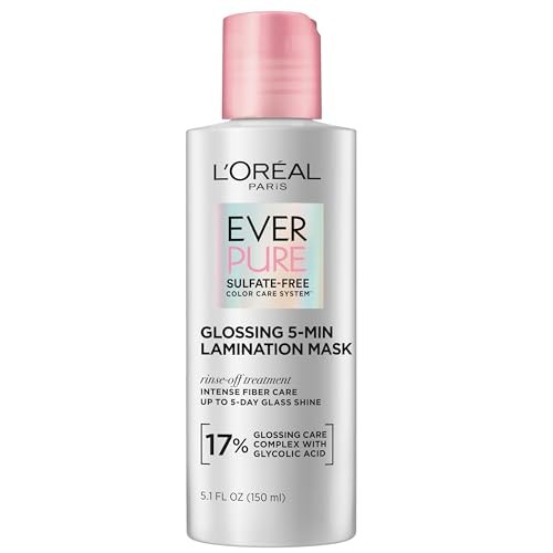 LOreal Paris EverPure Glossing Mirror Shine Mask 150ml Mascarilla de laminado de 5 minutos