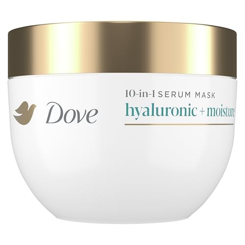 Dove 10-in-1 Hydrating Hair Mask Hyaluronic Moisture with Hyaluronic Serum  260gr Mascarilla hidratante de acido hialuronico