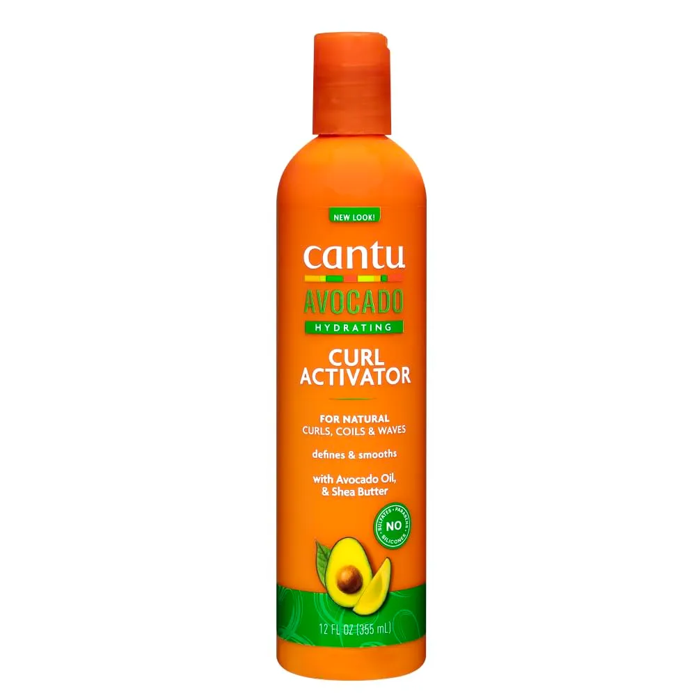 Cantu Avocado Hydrating Curl Activator Cream with Avocado Oil and Shea Butter  355ml Activador de rizos con aguacate