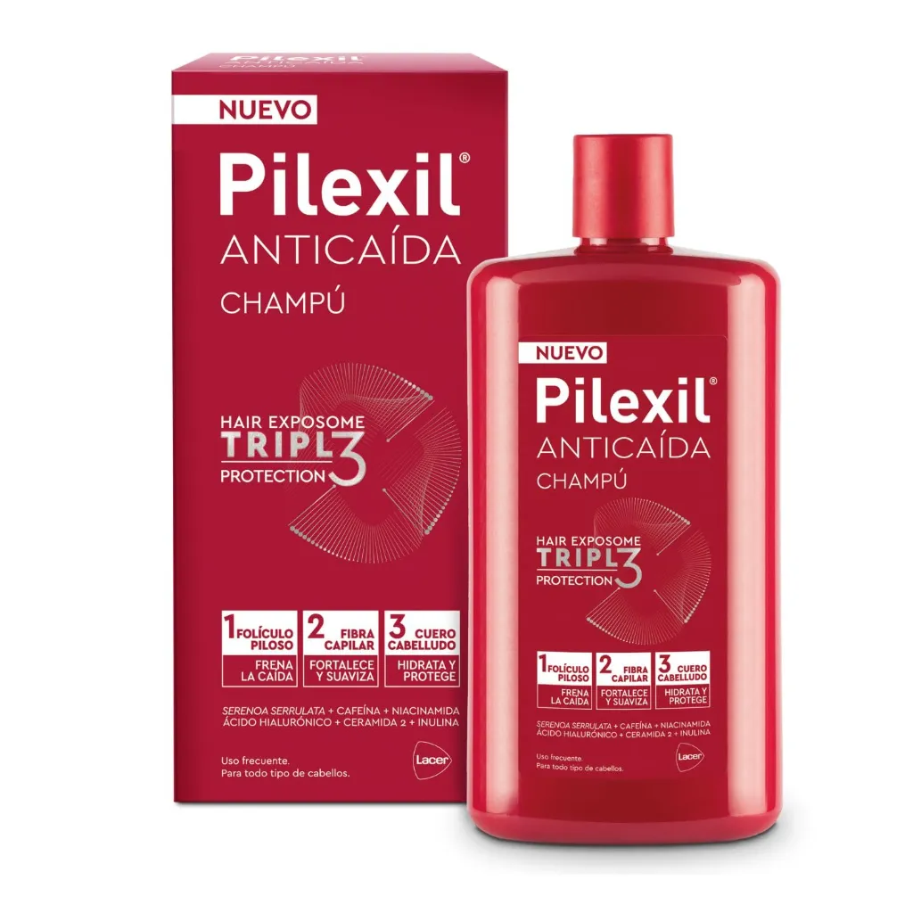 Pilexil Champú Anticaída Tripl3 Protection 450 Ml