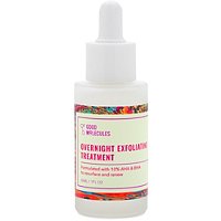 Good Molecules Overnight Exfoliating Face Treatment - 30ml: Vegan, Unscented, Serum, for Normal & Combination Skin