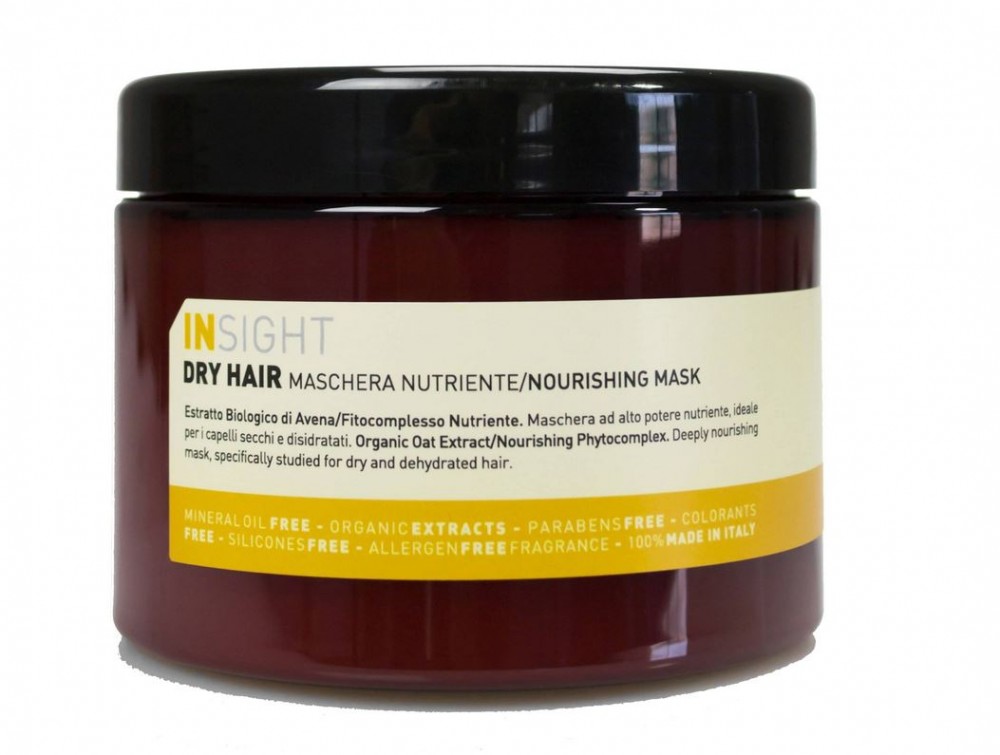 INSIGHT Dry Hair Intense Nourishing Mask for Dry and Porous Hair 500 Ml