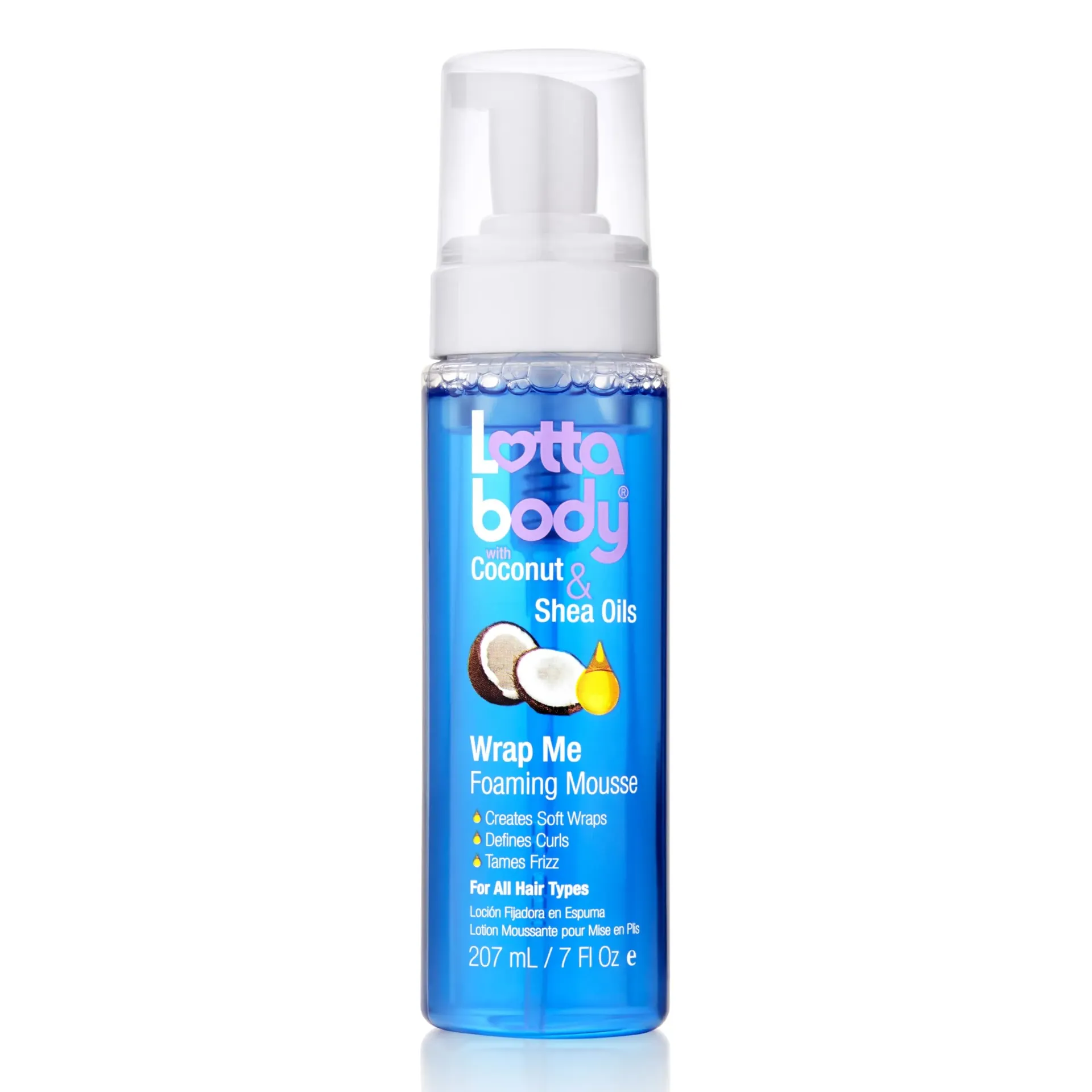Lotta Body Wrap Me Foaming Mousse 207ml Espuma para todo tipo de cabello (va de maravilla en rulos)