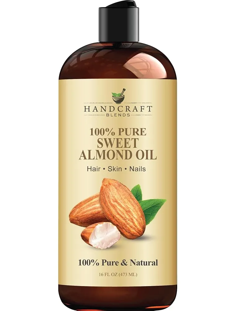 Hand Craft Blends 100% pure sweet almond Oil 473ml Aceite de Almendras