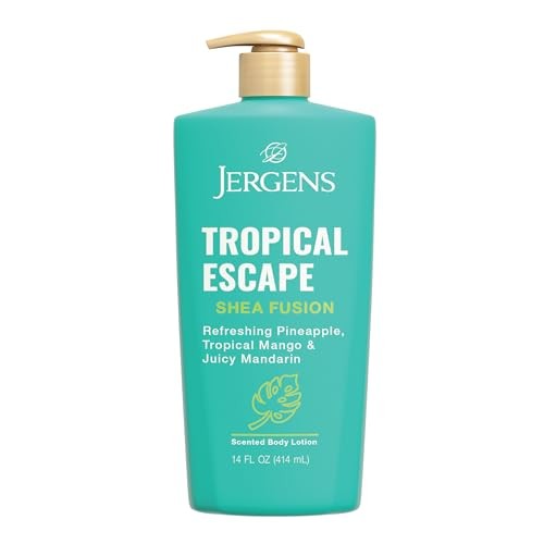 Jergens Shea Fusion Tropical Escape Scented Body Lotion 414ml Crema de Cuerpo