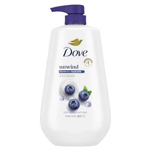 Dove Moisturizing  Unwind Blueberry & Moon Milk  body wash 905ml Gel de Baño