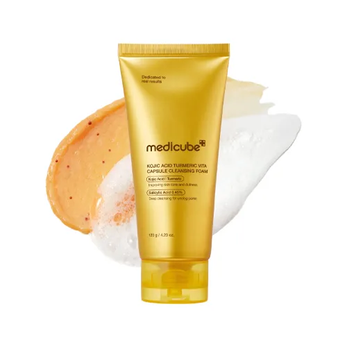 Medicube kojic acid turmeric vita capsule cleansing Foam 120gr