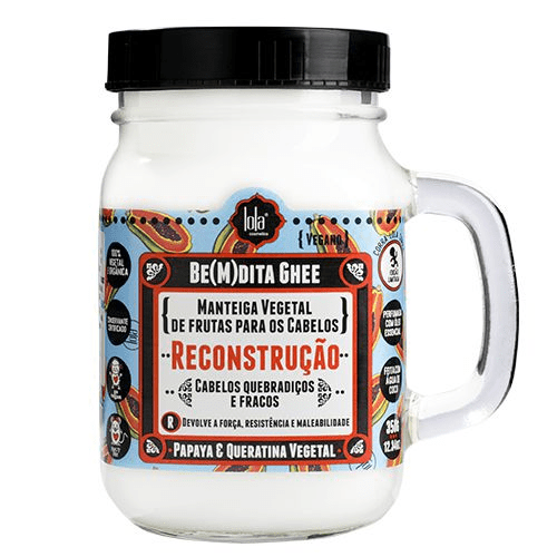 Lola Cosmetics BE(M)DITA GHEE RECONSTRUÇÃO Regenerating Hair Mask 350 G