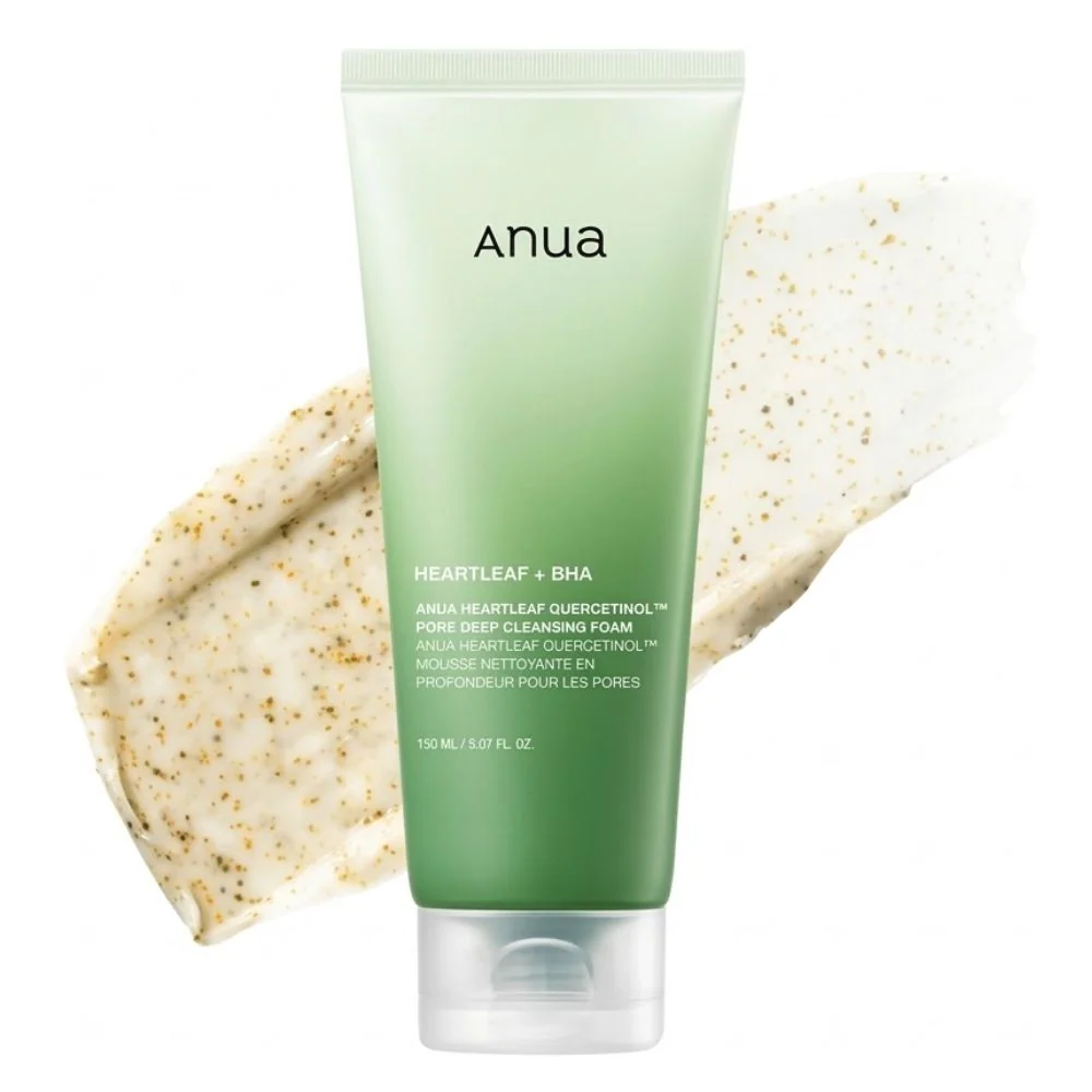 Anua heartleaf quercetinol pore deep cleansing foam 150ml