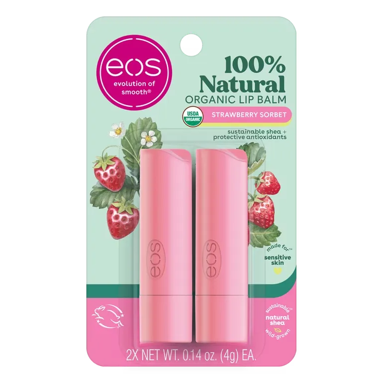 Eos Strawberry Sorbet 2-Pack Lip Balm
