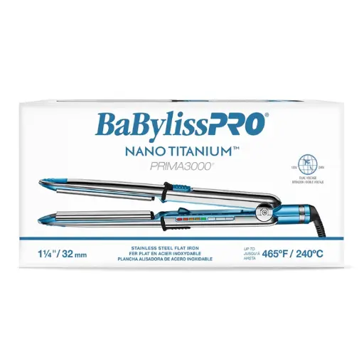 BABYLISSPRO OPTIMA3000 PLATEADA 32MM 1 1/4 PLANCHA 