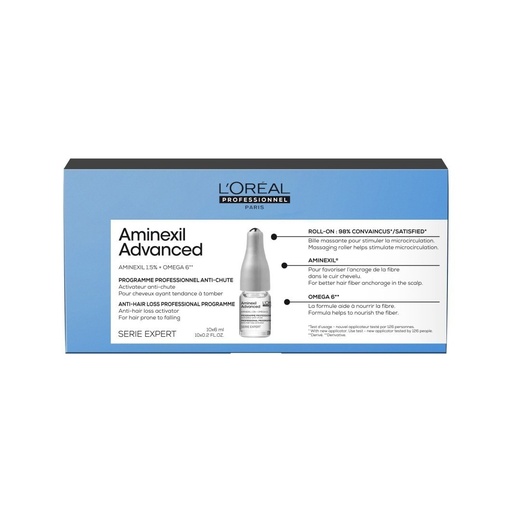 LOREAL PROFESSIONNEL AMINEXIL ADVANCED AMPOLLAS 10X6ML