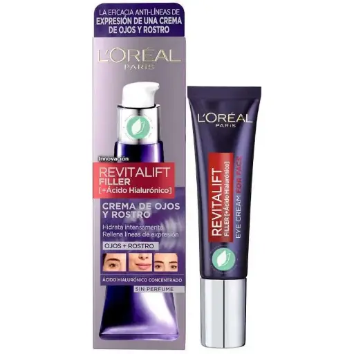 LOREAL REVITALIFT FILLER ACIDO HIALURONICO CREMA OJOS 30ML
