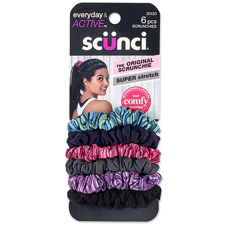 SCUNCI MIXED TWISTERS 6PCS COLITAS
