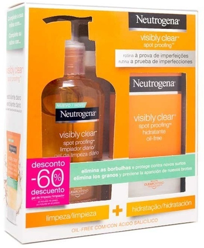 NEUTROGENA SPOT CONTROLLING KIT LIMPIADOR E HIDRATANTE