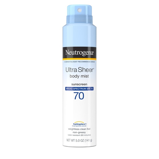 NEUTROGENA ULTRA SHEER SUNSCREEN SPF70 SPRAY