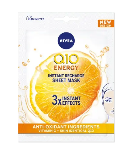 NIVEA SOBRE Q10 ENERGY INSTANT RECHARGE SHEET MASK
