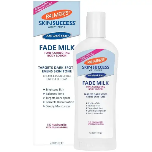 PALMER SKIN SUCCES ANTI DARK SPOT FADE MILK 250ML CREMA CORPORAL ANTIMANCHAS OSCURAS