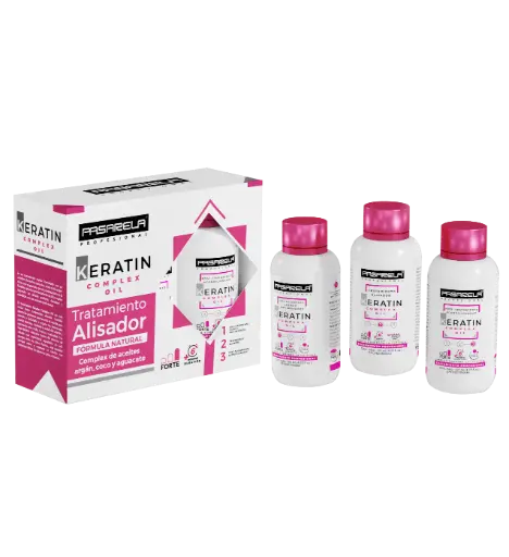 PASARELA KERATIN COMPLEX 3 PASOS 180ML CIRUGIA SIN FORMOL